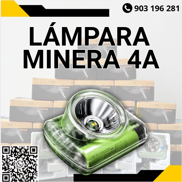 Servicio de venta de lámparas mineras LED 4A