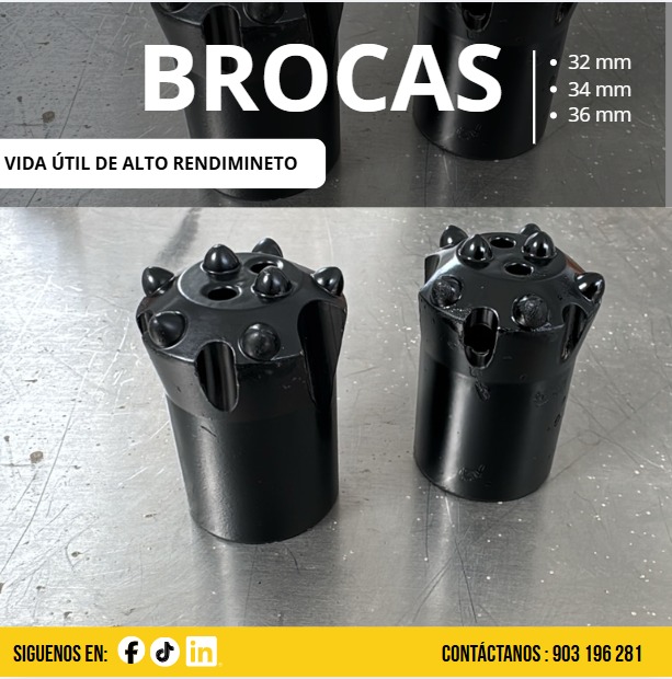 Servicio de Brocas Cónicas de Alto Rendimiento