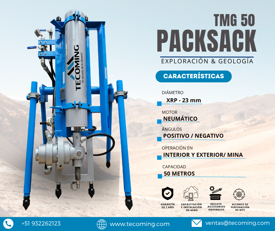 Servicio Profesional de Perforación Geológica TMG 50