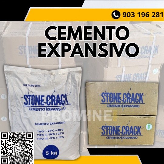 Expansive Cement for Rock Cutting