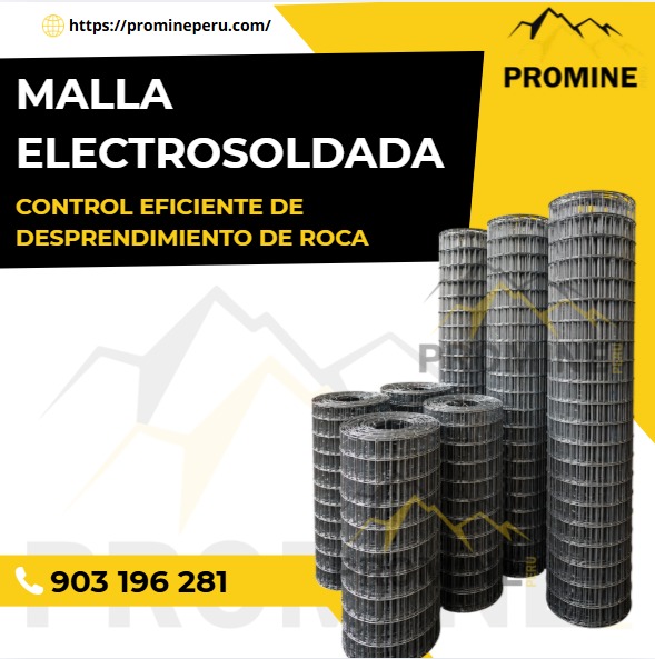 Servicio de Malla Electrosoldada para Control de Roca