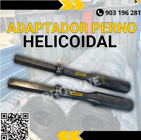 Servicio de venta de adaptadores para anclaje minero