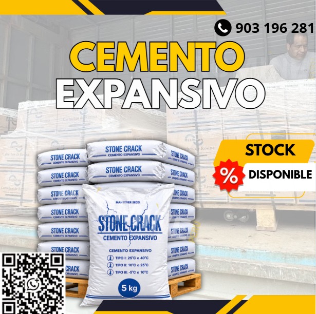 Servicio de despacho nacional de cemento expansivo
