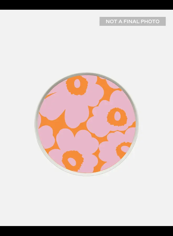 PLATE 20CM - 261 PINK/ORG - OIVA/UNIKKO 075855-132