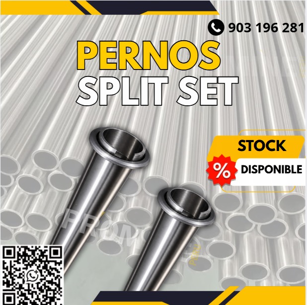 Servicio de suministro de pernos de fricción Split Set