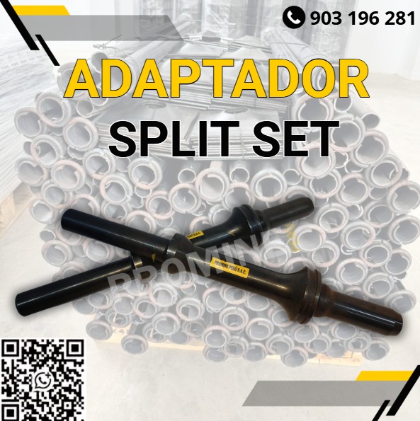 Venta de adaptadores Split Set para perforadoras