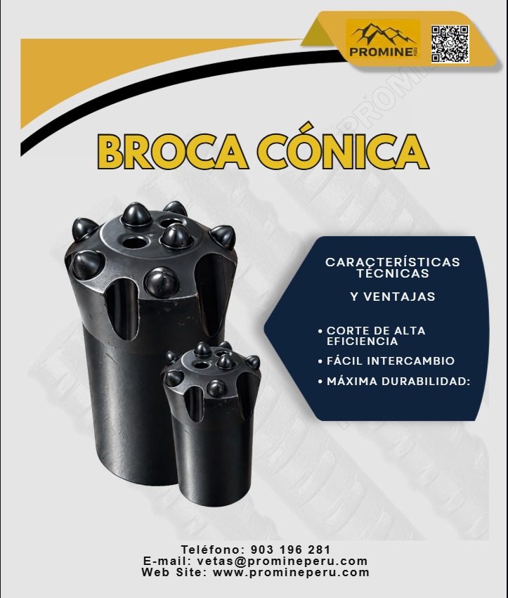 Proveer Brocas Cónicas para Perforación de Alta Eficiencia