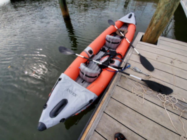 Conjunto de kayak hinchable Intex Excursion Pro para 2 personas - Usado - Buen estado63081746642049122