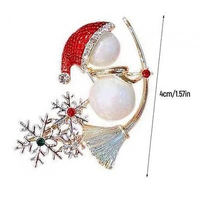 Broche de Navidad para Mujer, Broche de Regalo de Cumpleaños, Decoración Diaria, Festival64552286741633120