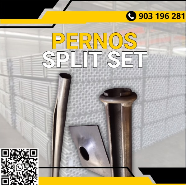 Servicio de fijación con pernos split set