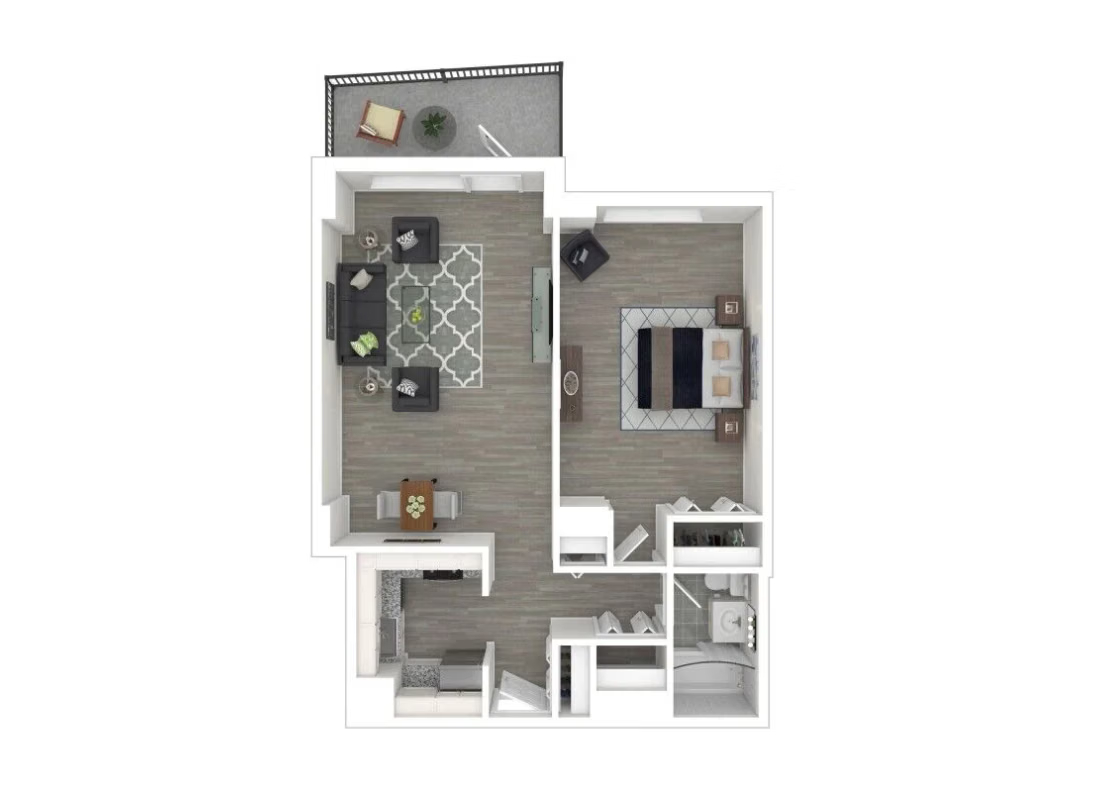 J Vue at the LMA, Boston A1.1R Renovated - 1 Bed 1 Bath64263046351234121