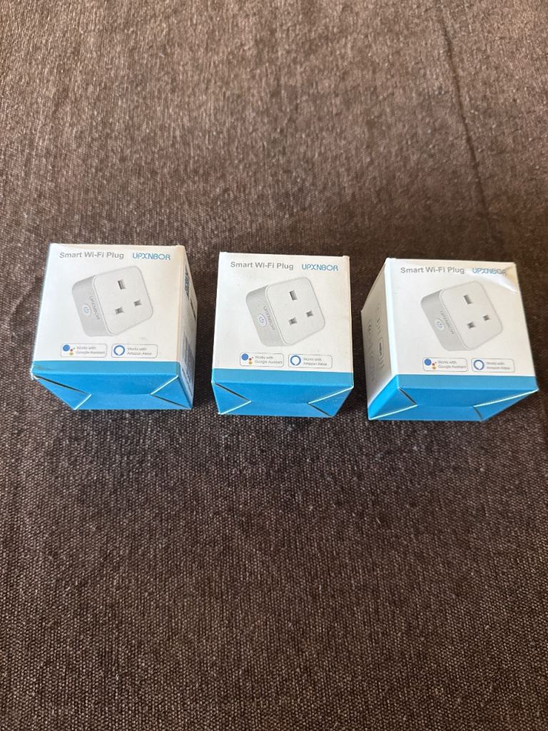 Three Ugreen Smart Wi-Fi Plugs in Original Packaging