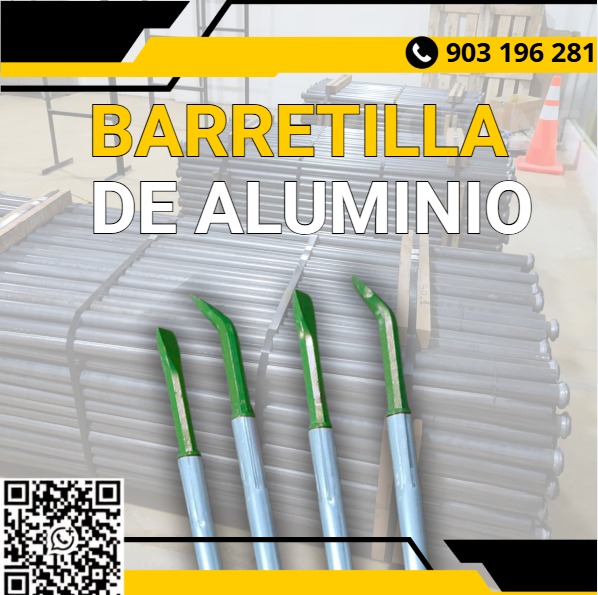 Servicio de venta de barretillas de aluminio