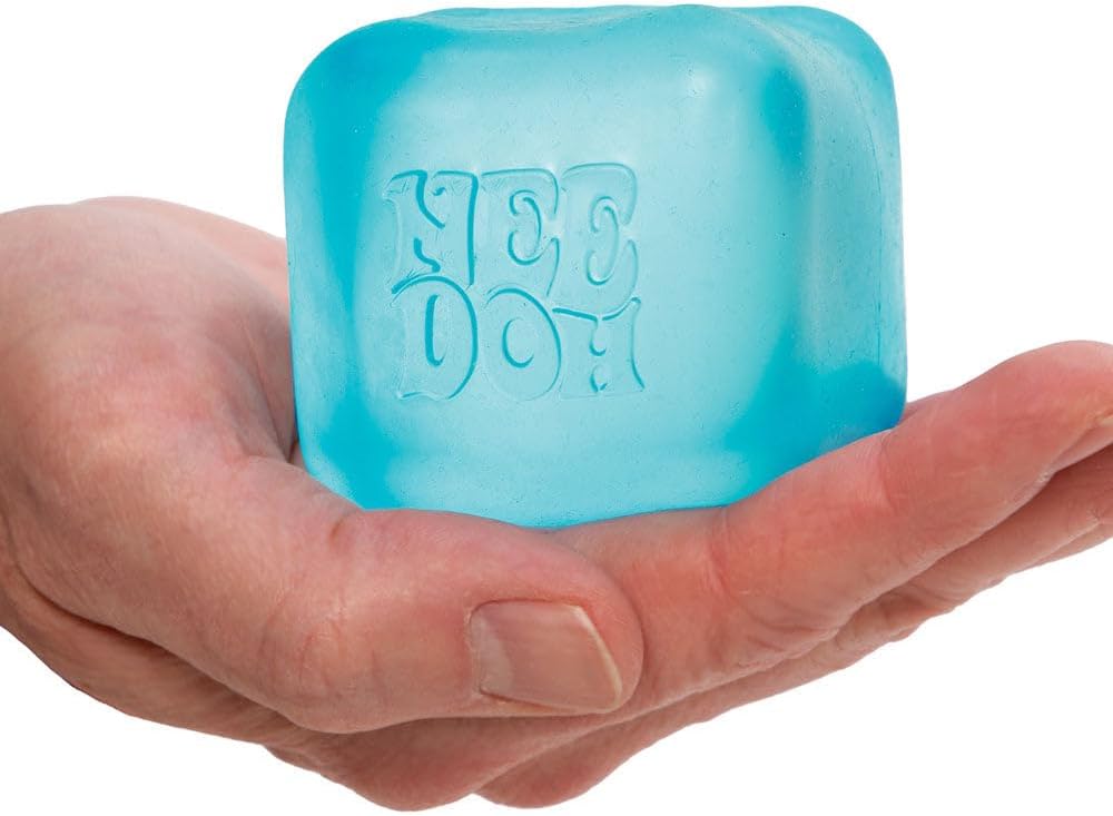 Schylling NeeDoh Nice Cube Juguete Sensorial de Compresión con Superficie Sólida y Suave, Cubo de 2.25"63700952593411123