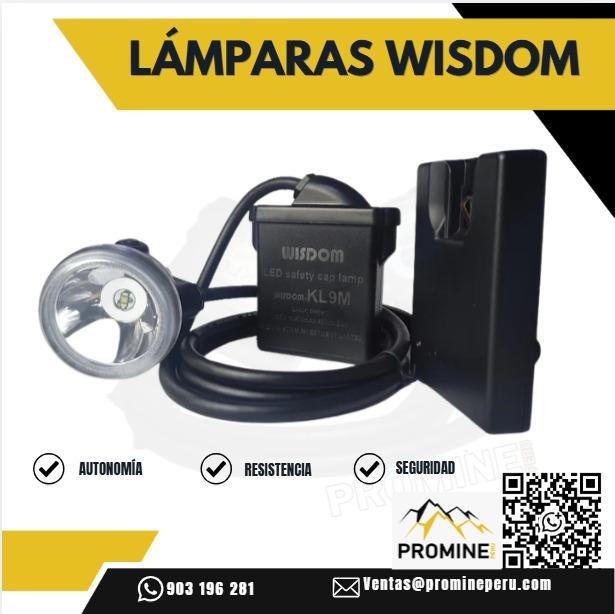 Proveer Servicio Profesional de Lámparas Mineras Wisdom