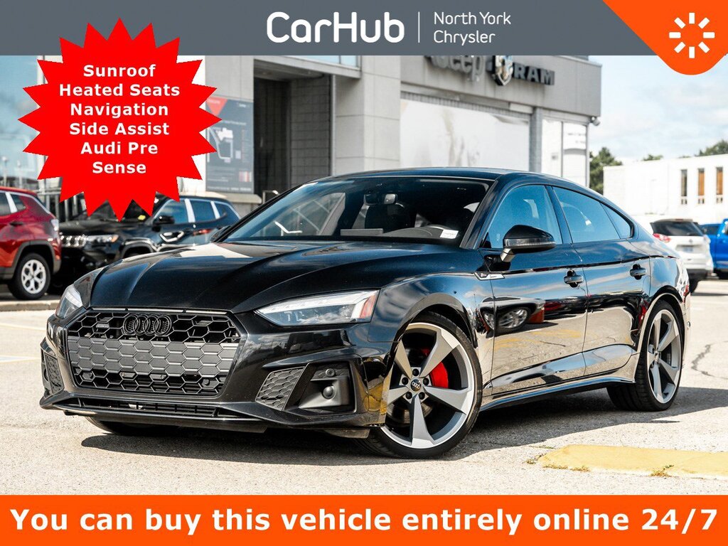 2022 Audi A5 Sportback Progressiv Sunroof Heated Seats Navi Side Assist A