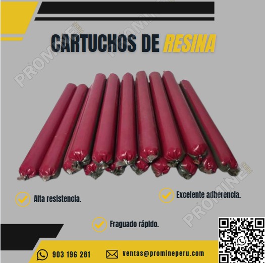 Servicio de Cartuchos de Resina para Minería y Obras Civiles