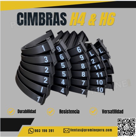 Fabricación e Instalación de Cimbras H4/H6: Servicio Especializado
