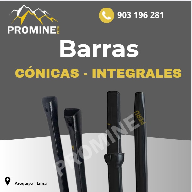 Servicio de Barras Cónicas e Integrales para Minería
