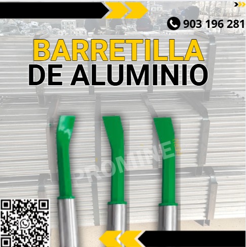 Venta de Barretillas de Aluminio para Desatado de Rocas