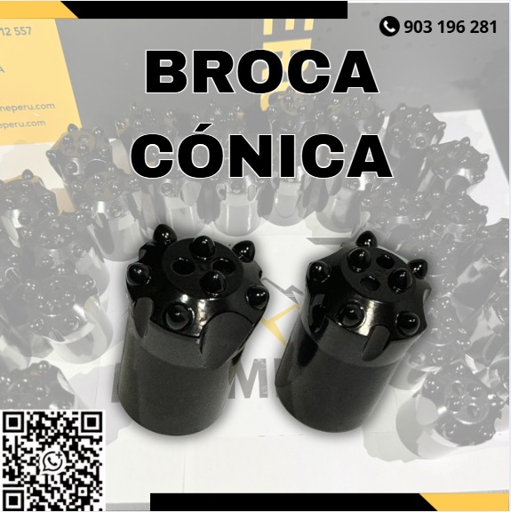 Servicio de venta de brocas mineras con botones