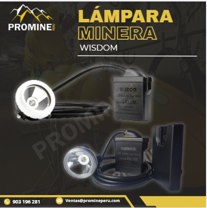 Suministro Lámparas Mineras Wisdom Servicio Confiable