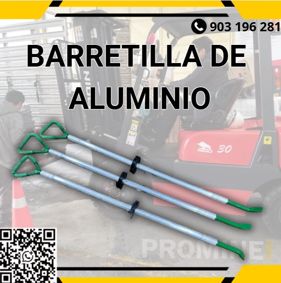 Venta de Barretillas de Aluminio para Desatado de Rocas