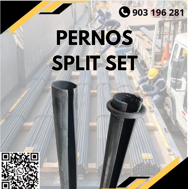 Servicio de venta de pernos Split Set