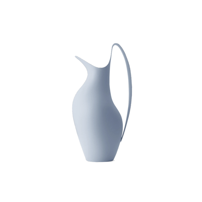 HENNING KOPPEL PITCHER STAINLESS STEEL LIGHT BLUE 40.5 OZ