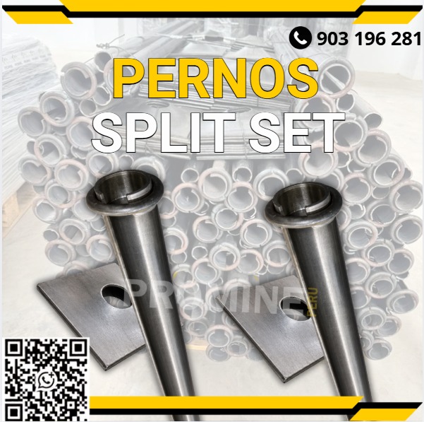 Servicio de venta de pernos split set mineros