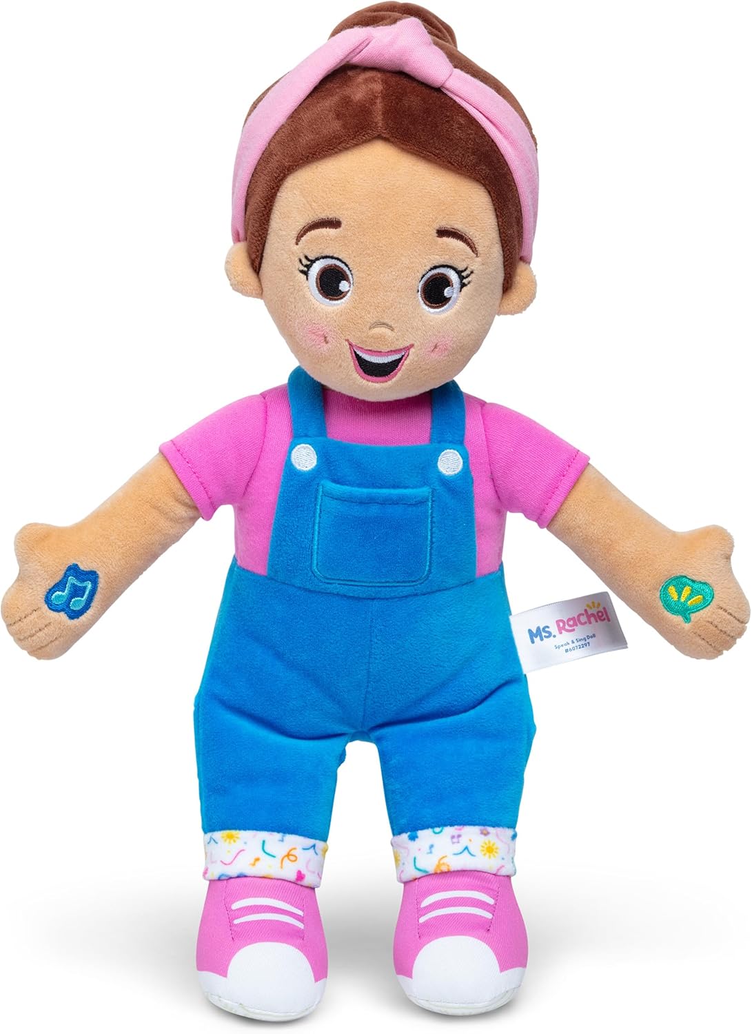 Muñeca Ms. Rachel Habla y Canta de 16 pulgadas, juguete interactivo con 4 canciones y más de 16 frases, juguetes para niños y niñas de 6 meses a 3+ años (caja abierta)63678495253761120