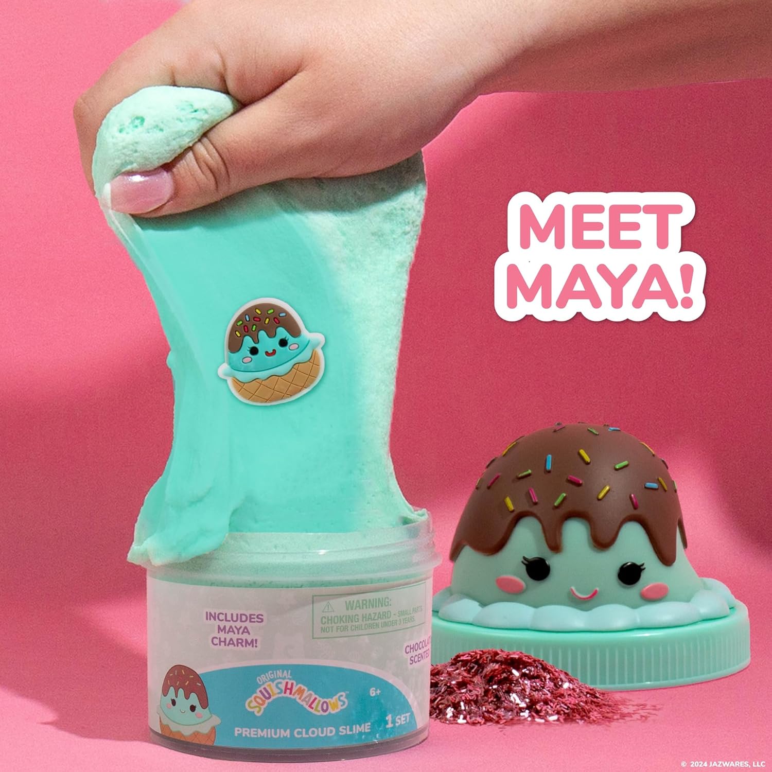 Maya The Ice Cream Premium Cloud Slime, aroma a chocolate para niños de 8-12 años63700691807875121