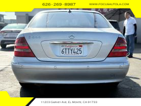 2000 MERCEDES-BENZ S-CLASS63777679986945122