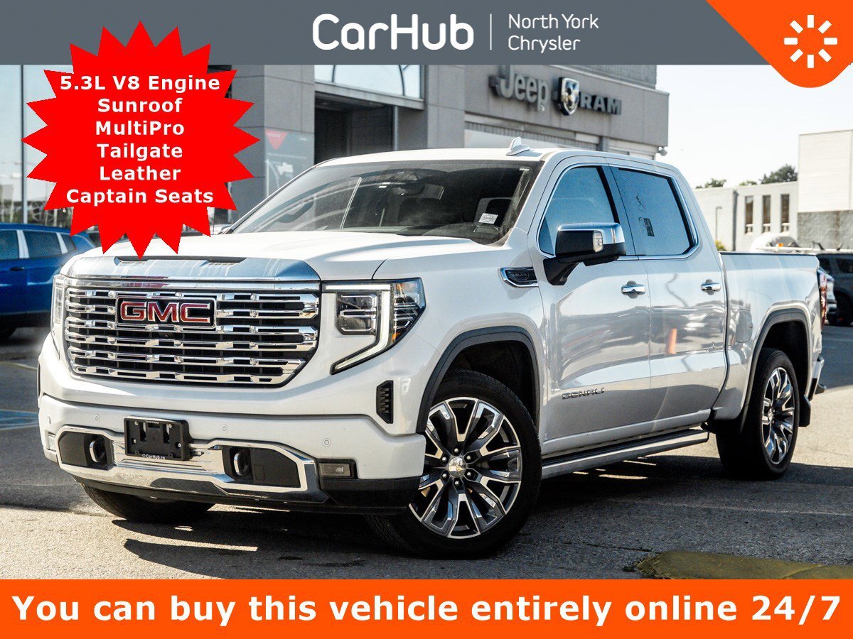 2023 GMC Sierra 1500 Denali 147'' V8 Sunroof MultiPro Tailgate Leather