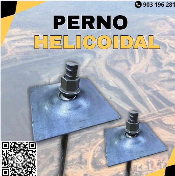 Servicio de suministro de pernos helicoidales para minería
