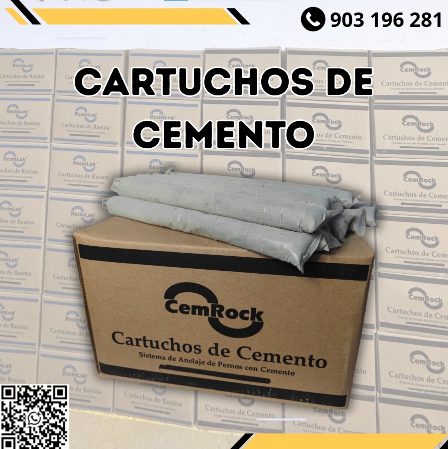 Servicio de venta de cartuchos de cemento