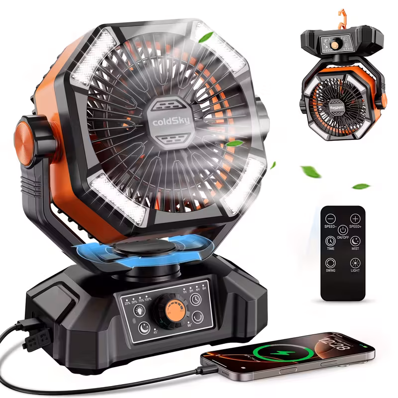 Ventilador de camping alimentado por batería63779770416003120