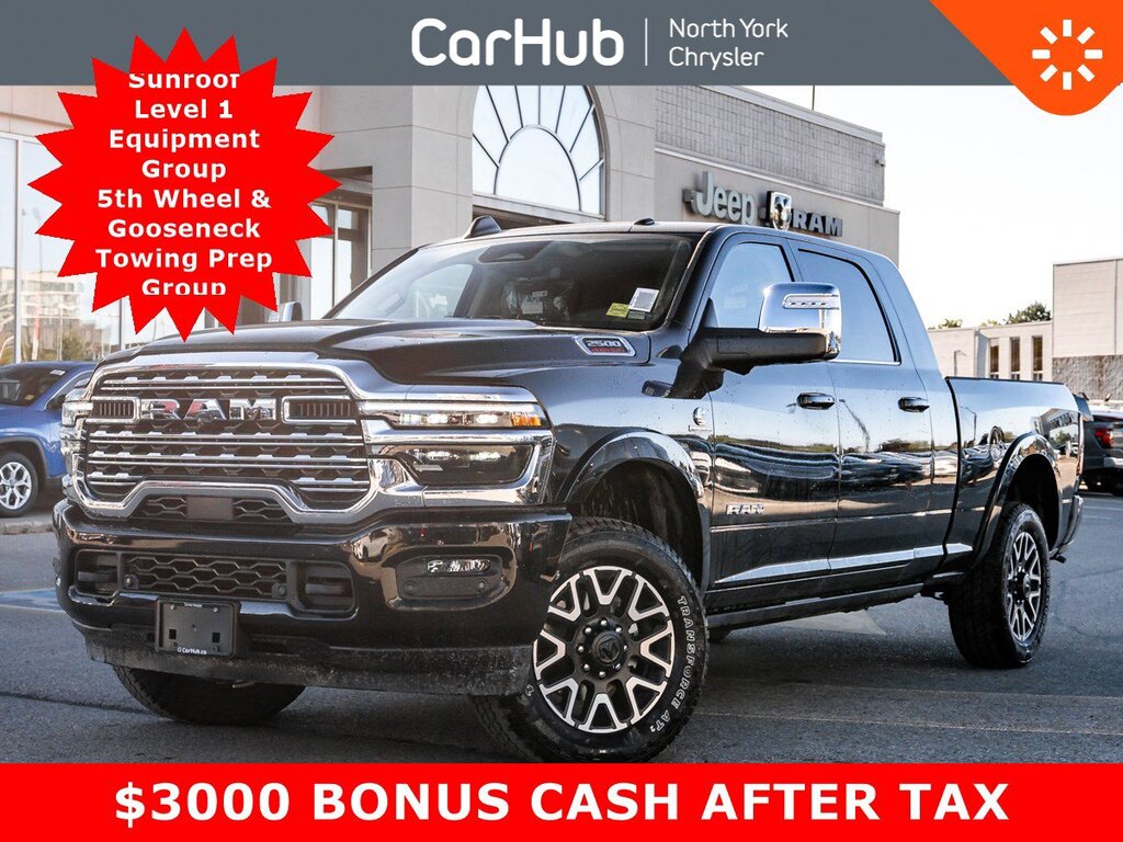 2025 Ram 2500 Limited 6'4'' Box Sunroof Level 1 Equipment Group