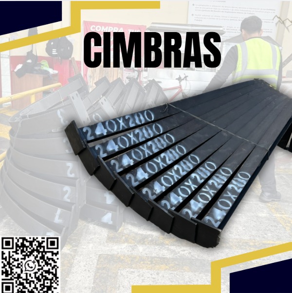 Servicio de suministro de cimbras metálicas para excavaciones