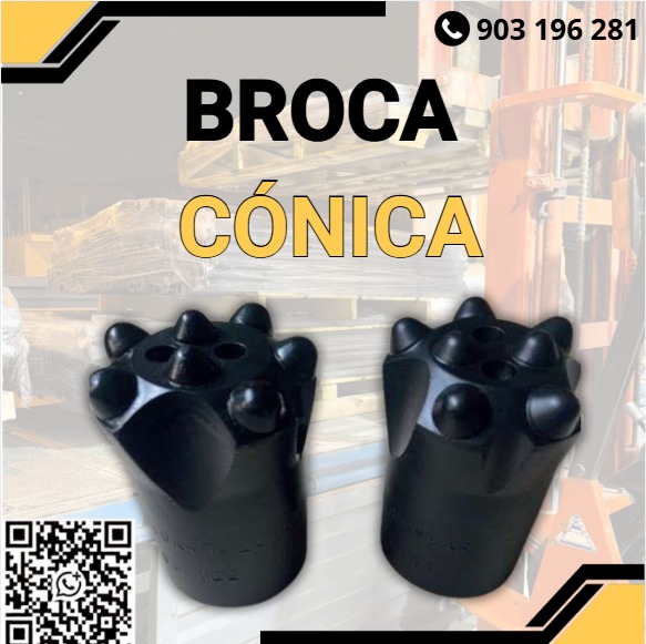 Venta de brocas cónicas con botones de carburo