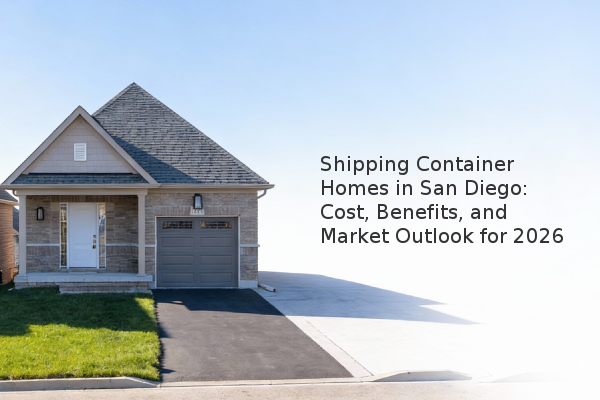 Shipping Container Homes in San Diego: Cost, Benefits, and Market ...