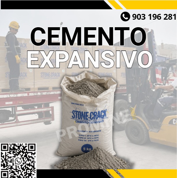 Venta de Cemento Expansivo Demoledor Profesional