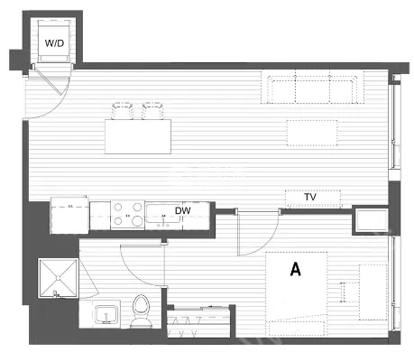 Downtown Evanston apartment, 7-minute walk to Northwestern University63656258066691123