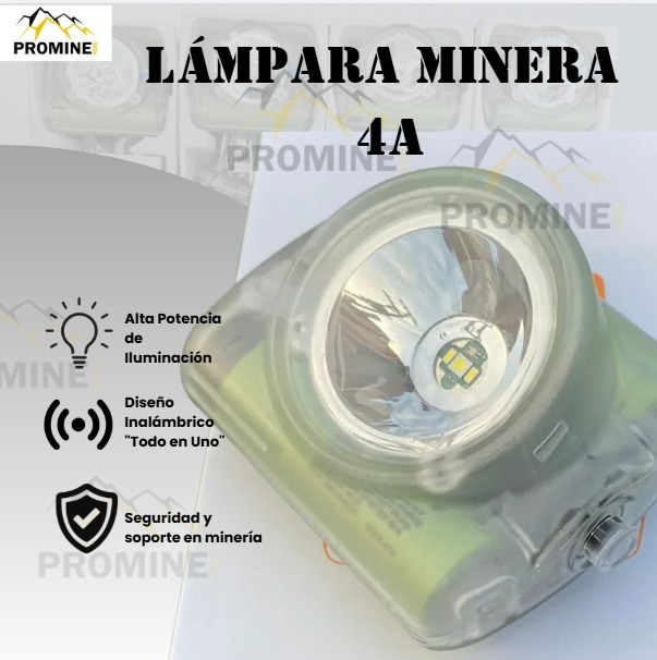 Servicio Profesional de Lámparas Mineras con Soporte