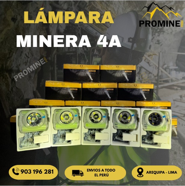 We Offer the 4A Mining Lamp with Warranty and Nationwide Shipping in Peru