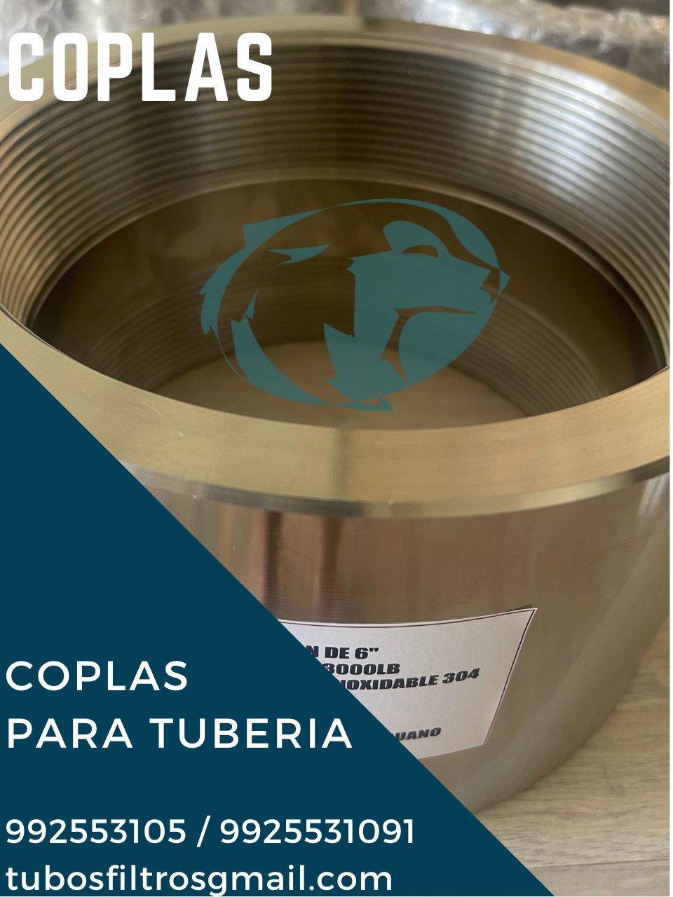 roscado de tuberia de 5 pulgadas