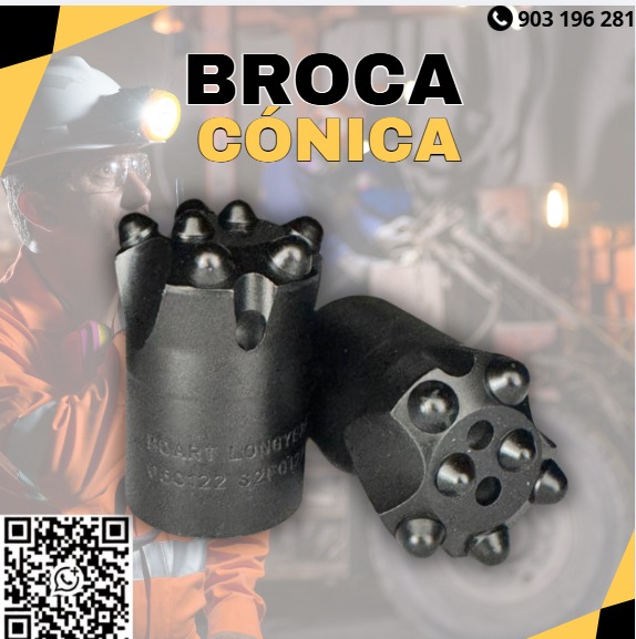 Venta de brocas cónicas para minería subterránea