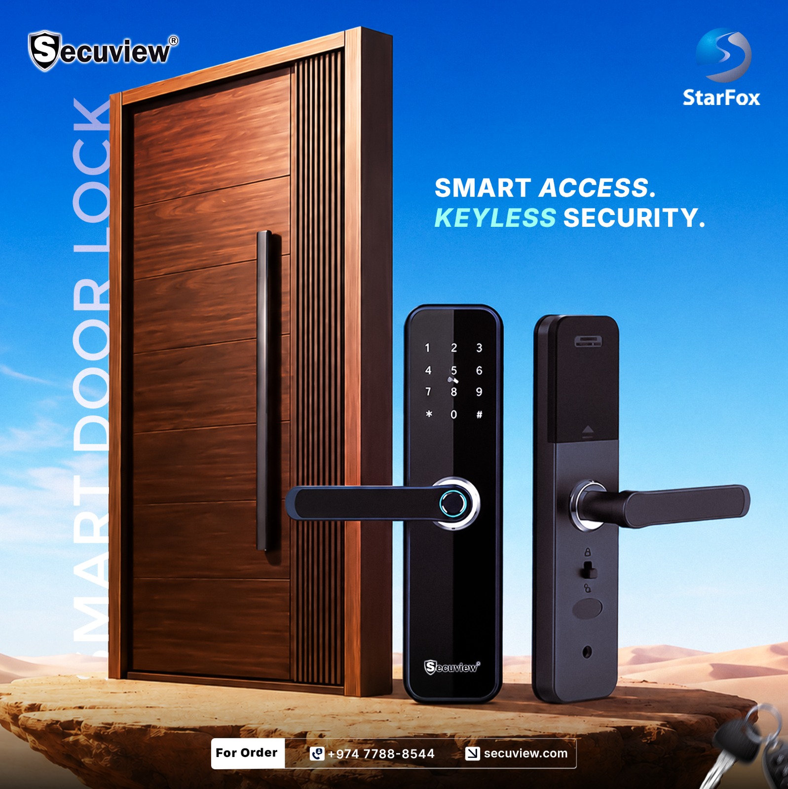 Secuview Smart Door Lock - Keyless Entry For Sale
