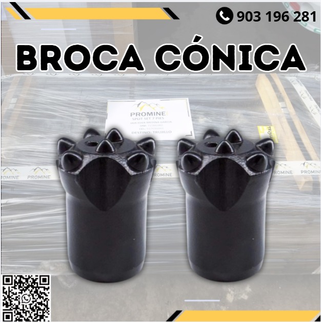 Servicio de venta de brocas cónicas con carburo