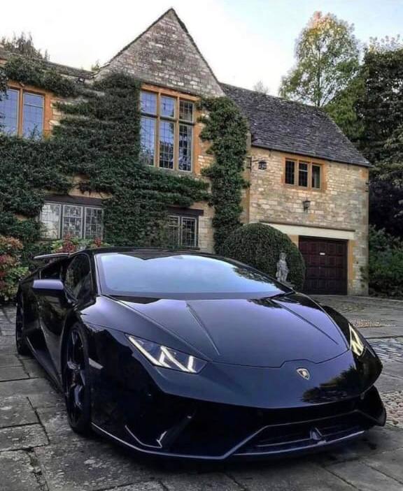a Lamborghini Huracán, a high-performance sports car known for its striking design and powerful performance.